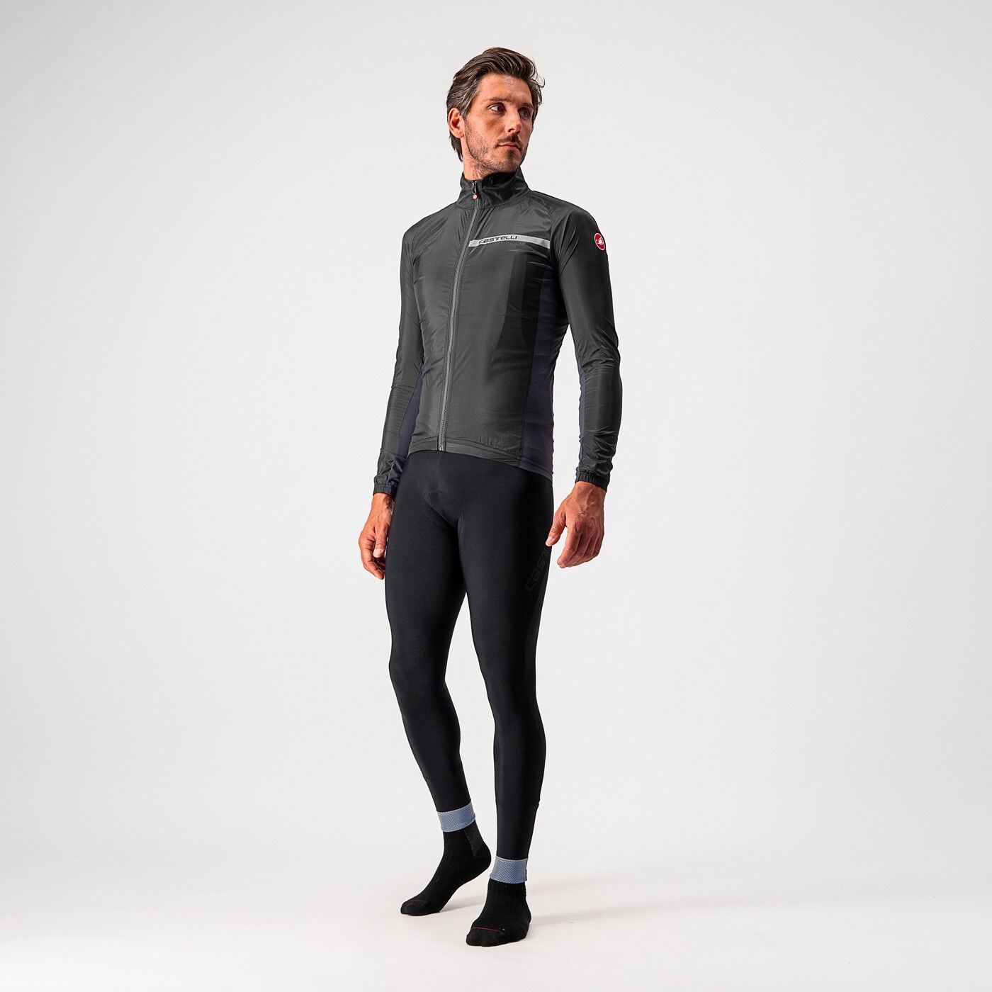 Castelli Squadra Stretch Jacket - Coupe-vent vélo homme | Hardloop
