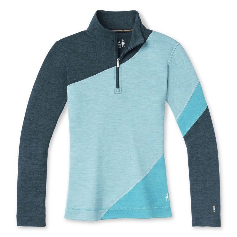 Smartwool Merino 250 Baselayer Colorblock 1/4 Zip Boxed - Intimo - Donna