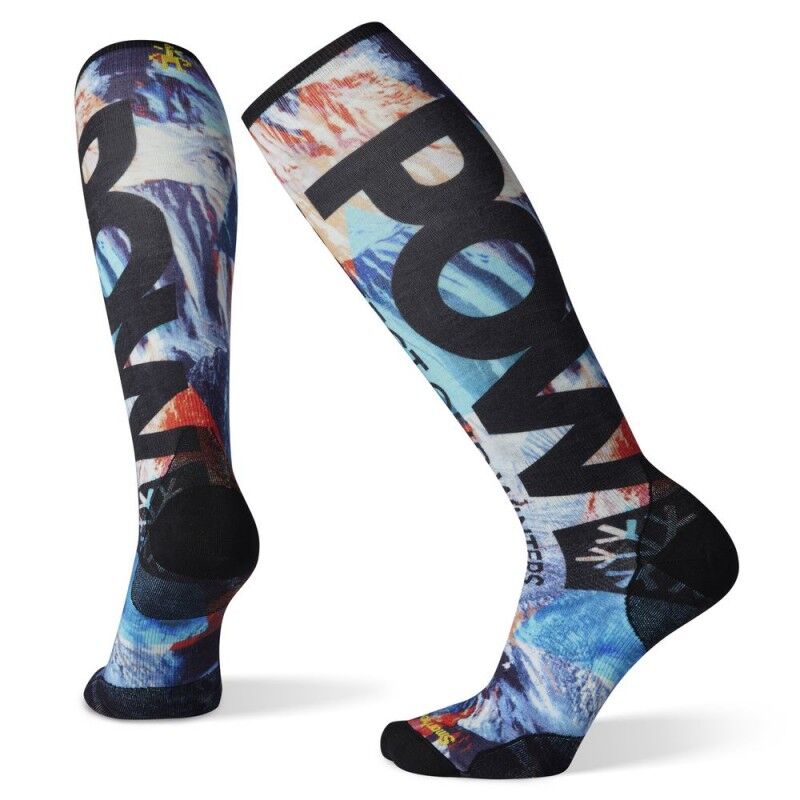 Smartwool Performance Ski Zero Cushion POW Print OTC - Calze da sci