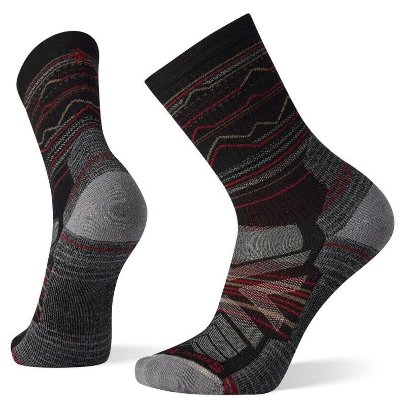 Smartwool Performance Hike Light Cushion Mountain Range Pattern Crew - Hiking socks