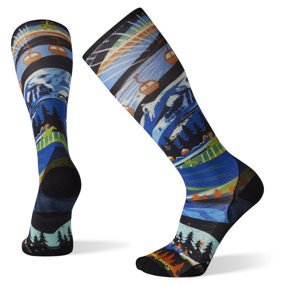 Smartwool Performance Ski Zero Cushion Skication Print OTC - Lyžařské ponožky | Hardloop