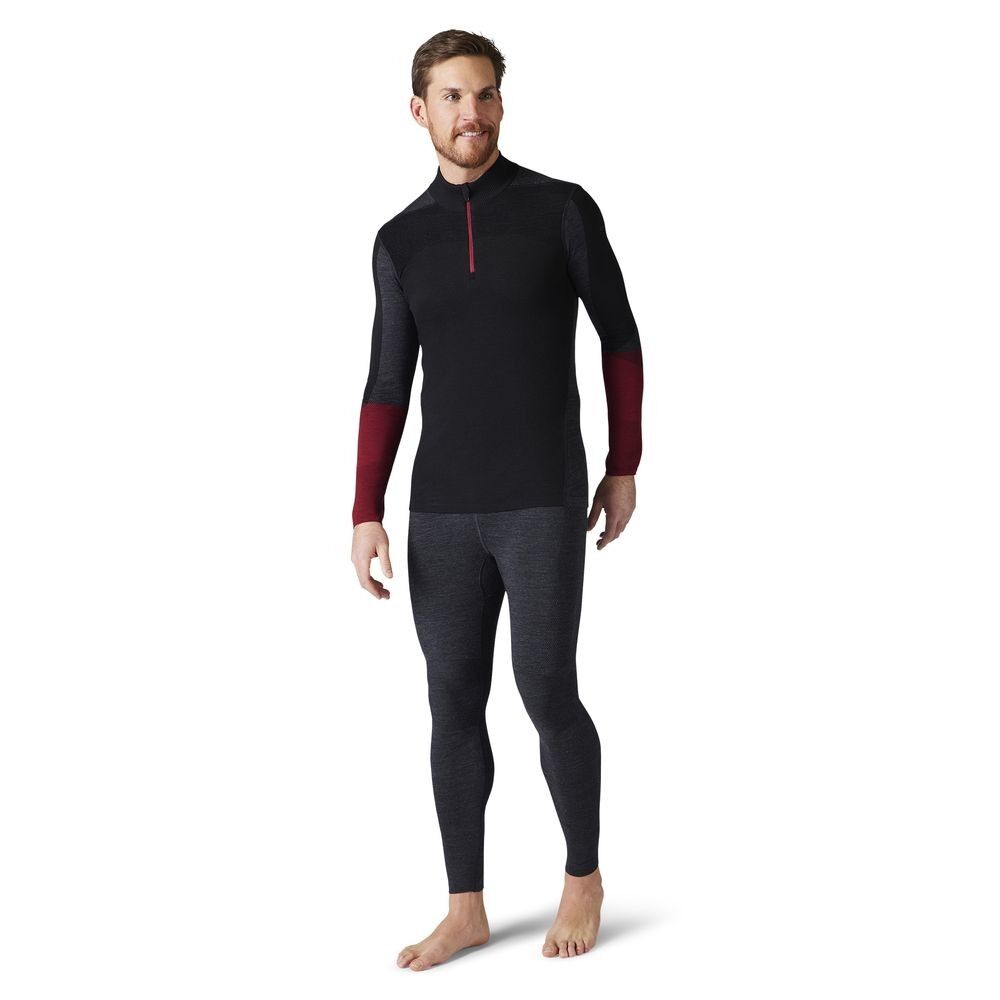 Smartwool Intraknit Merino 200 Colorblock 1/4 Zip - Base layer - Men's