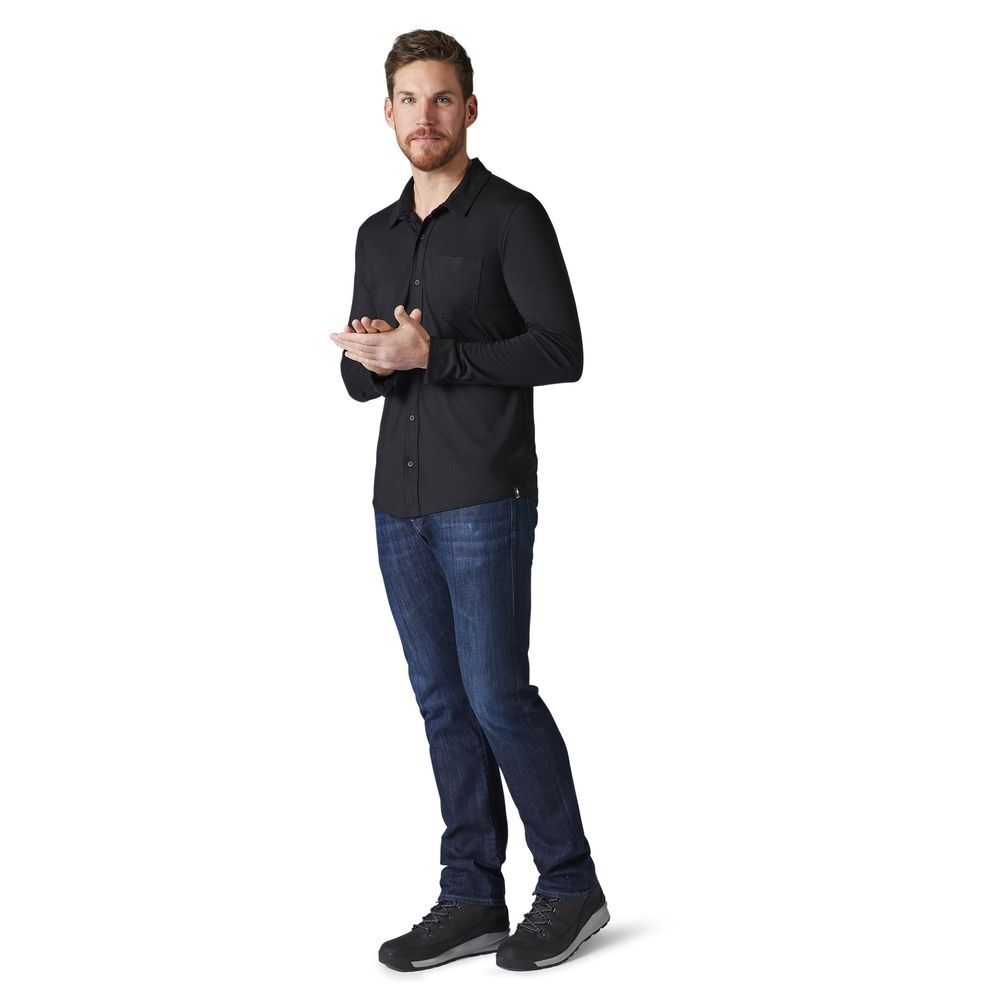 Smartwool Merino Sport 150 Long Sleeve Button Up - Camicia - Uomo