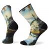 Smartwool Performance Hike Light Cushion Mountain Print Crew - Calze da trekking