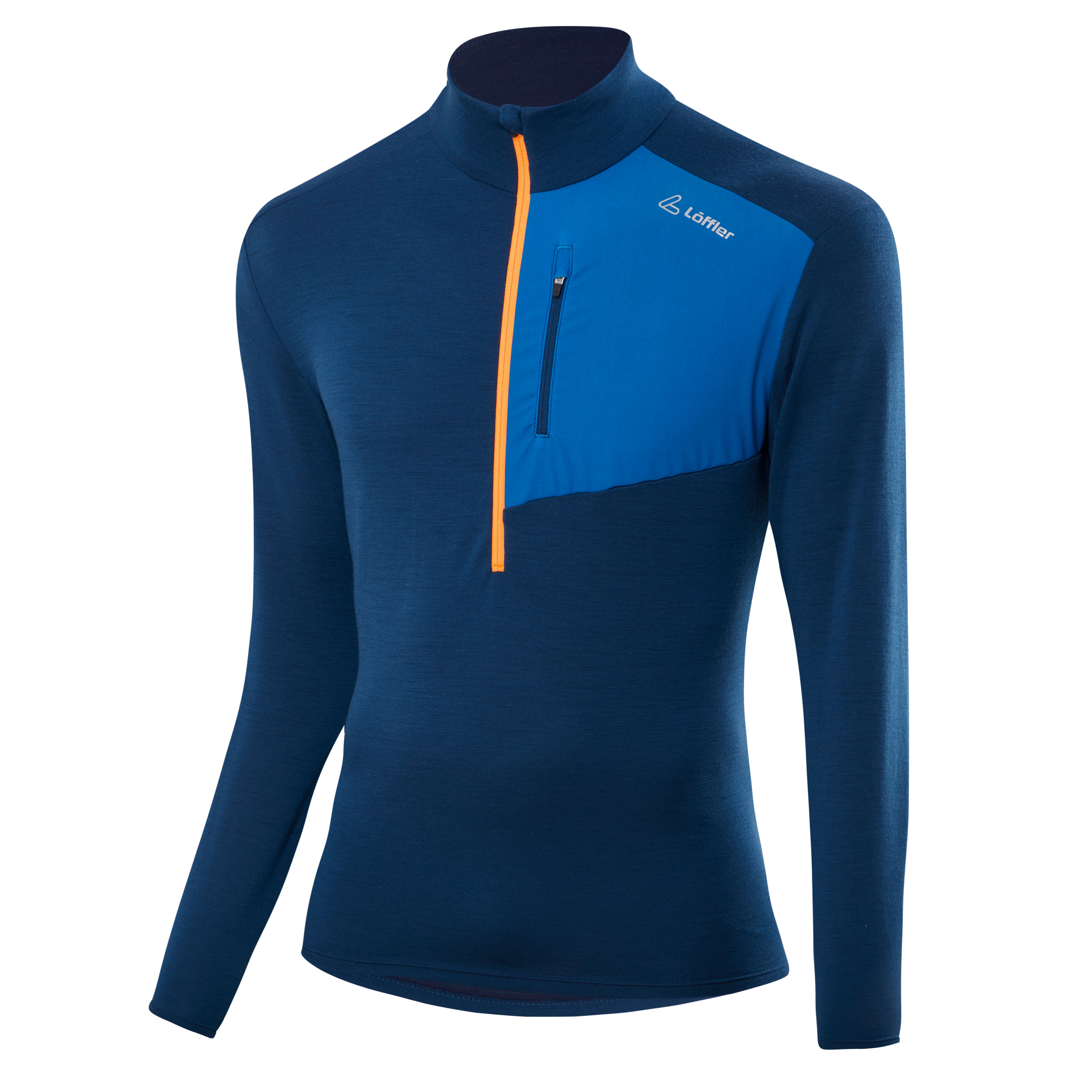 Loeffler Midlayer Block Transtex Merino - Bluza polarowa meska | Hardloop