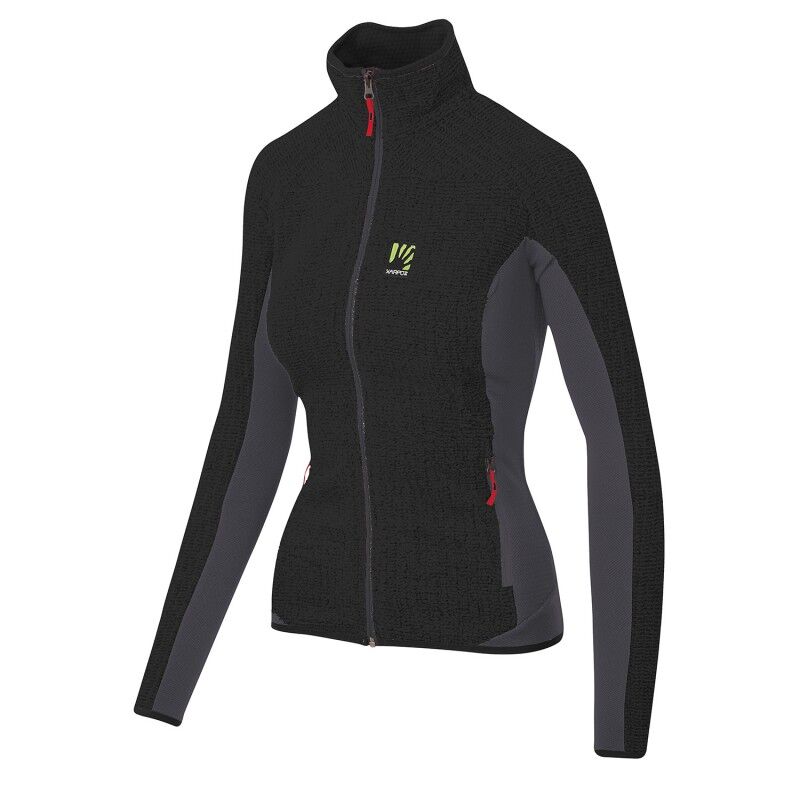 Karpos Odle W Maglia Termica Lunga Donna - Fleece Traspirante Con Zip E Tasche, Per Escursioni - 2