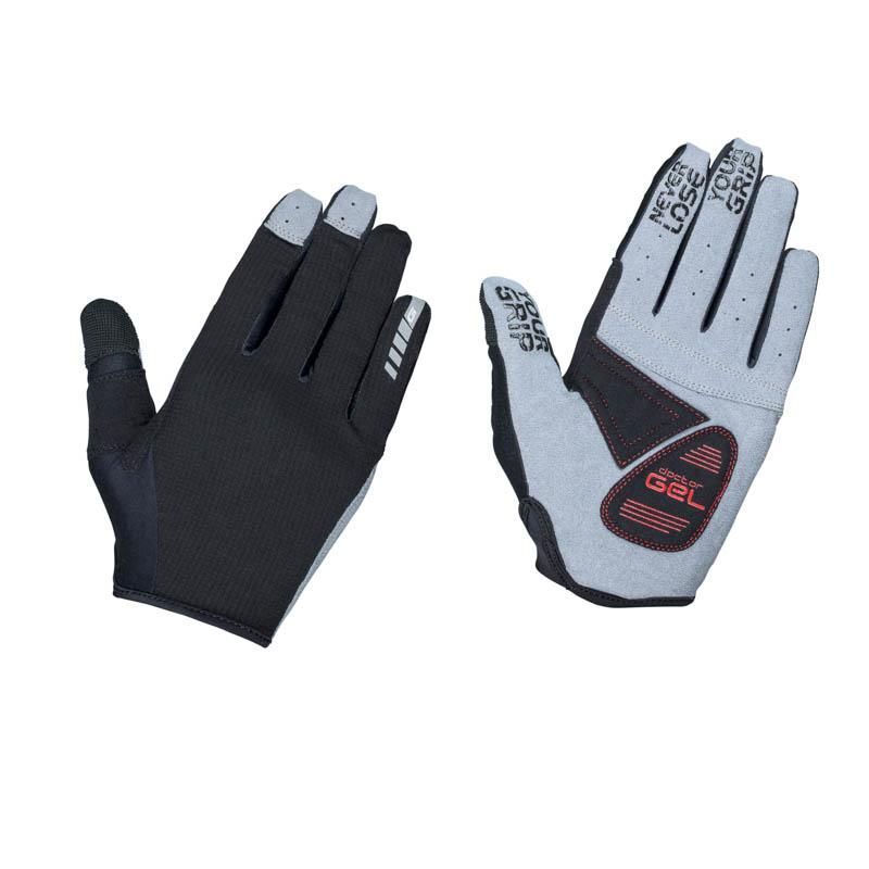 Grip Grab Shark Padded Full Finger Gloves - Cyklistické rukavice na kolo | Hardloop