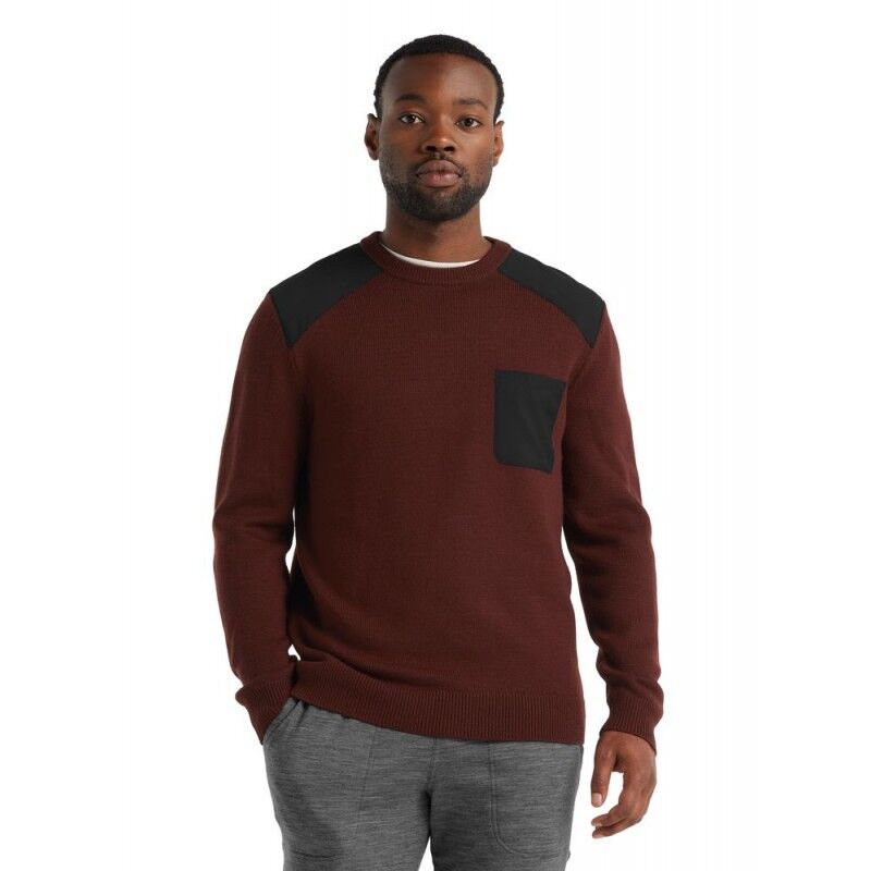 Icebreaker Barein Crewe Sweater - Pullover in lana merino - Uomo I Hardloop