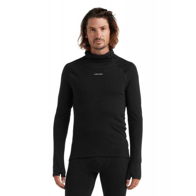 Icebreaker Merino LS Roll Neck - Underställ merinoull Herr