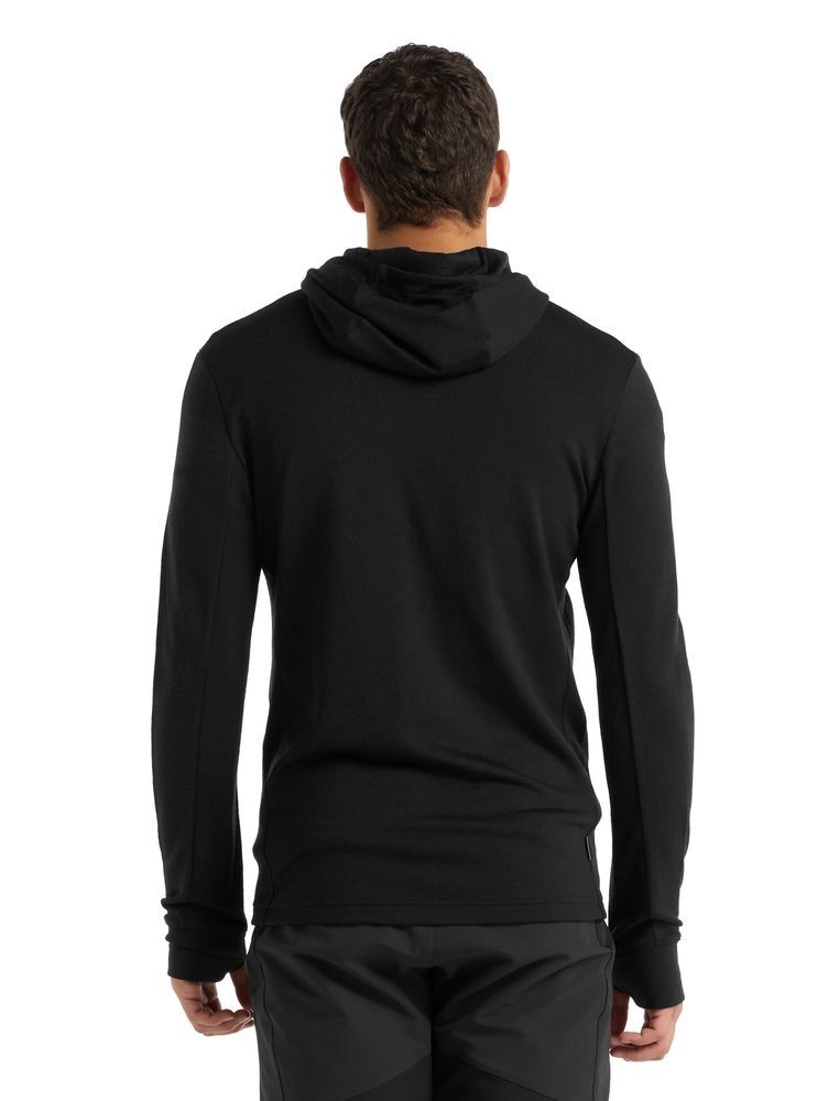 Icebreaker Quantum III LS Zip Hood - Merino Fleece jacket - Men's I Hardloop