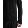 icebreaker Quantum III LS Zip Hood - Fleece de lã merino homem | Hardloop