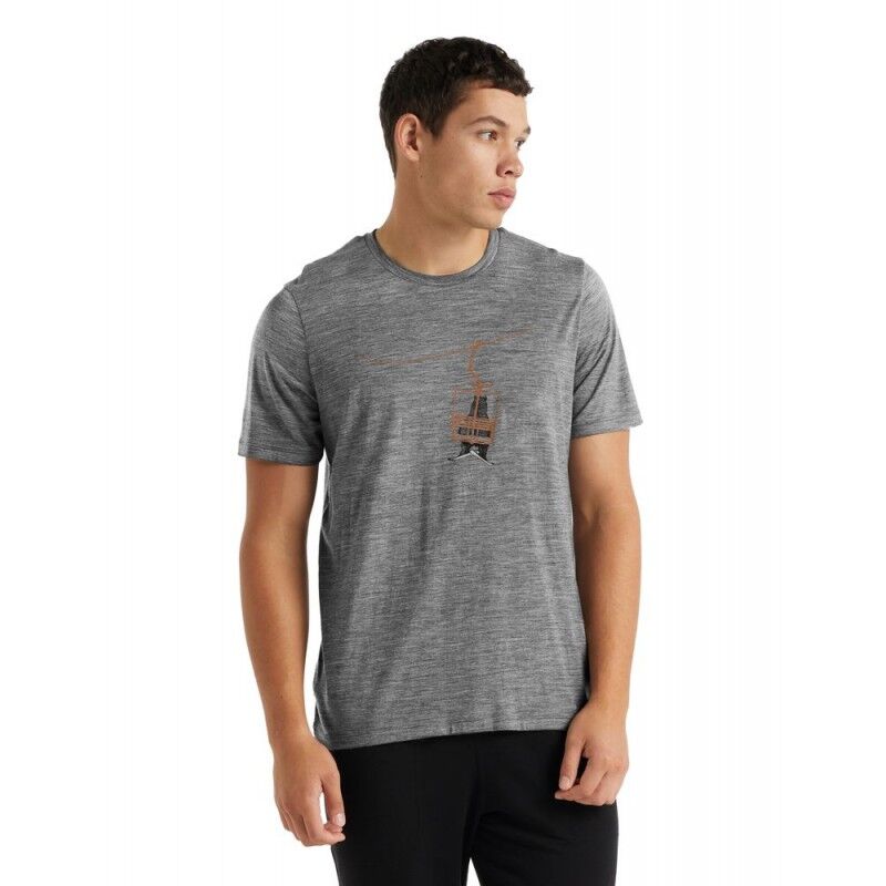Icebreaker Tech Lite II SS Tee Bear Lift - Maglia merino - Uomo I Hardloop