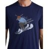 Icebreaker Tech Lite II SS Tee Ski Rider - Maglia merino - Uomo I Hardloop