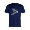 Icebreaker Tech Lite II SS Tee Ski Rider - Maglia merino - Uomo I Hardloop