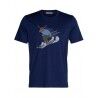 Icebreaker Tech Lite II SS Tee Ski Rider - T-shirt en laine mérinos homme I Hardloop | Hardloop