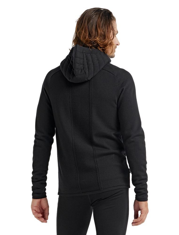 大好き Icebreaker wełny z Polar - Hoodie Zip LS Insulated ZoneKnit Clothing