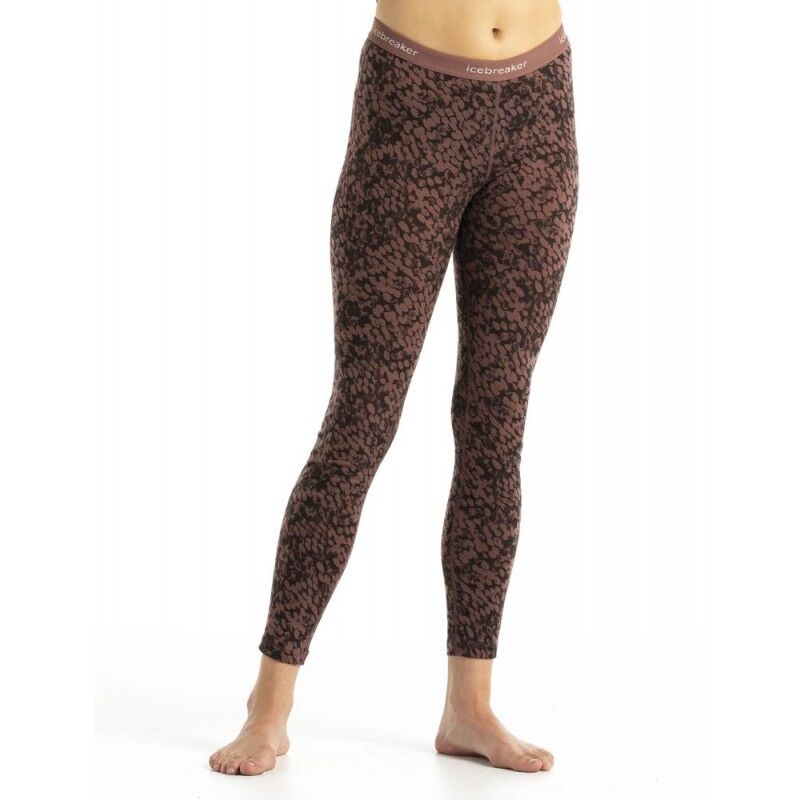 Icebreaker 200 Oasis Leggings Forest Shadows - Intimo lana merinos - Donna I Hardloop