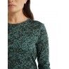 Icebreaker 200 Oasis LS Crewe Forest Shadows - Merino base layer - Women's I Hardloop