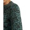 Icebreaker 200 Oasis LS Crewe Forest Shadows - Merino base layer - Women's I Hardloop