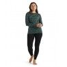Icebreaker 200 Oasis LS Crewe Forest Shadows - Merino base layer - Women's I Hardloop