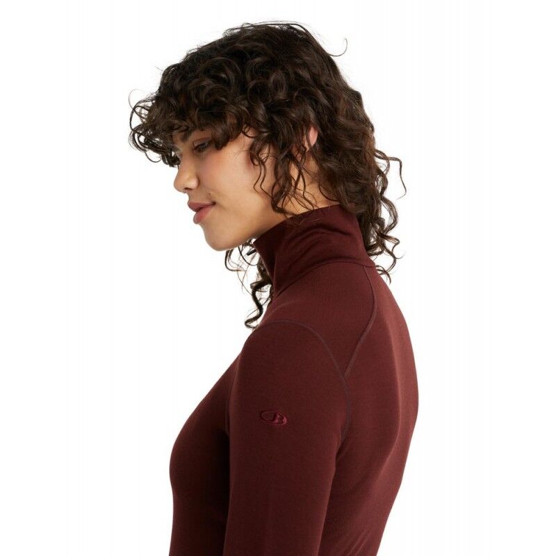 Icebreaker 260 Tech Long Sleeve Half Zip - Ropa interior merino - Mujer I Hardloop