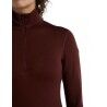 Icebreaker 260 Tech Long Sleeve Half Zip - Ropa interior merino - Mujer I Hardloop