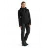 icebreaker Quantum III LS Zip Hood - Fleece de lã merino mulher | Hardloop