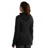 icebreaker Quantum III LS Zip Hood - Fleece de lã merino mulher | Hardloop