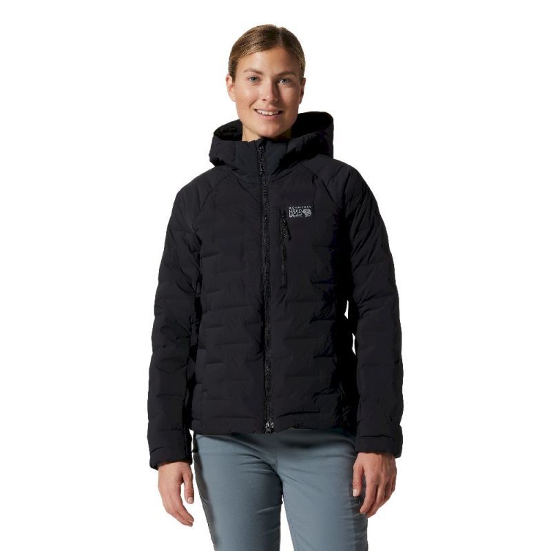 Stretch Down Hooded Jacket - Casaco penas mulher