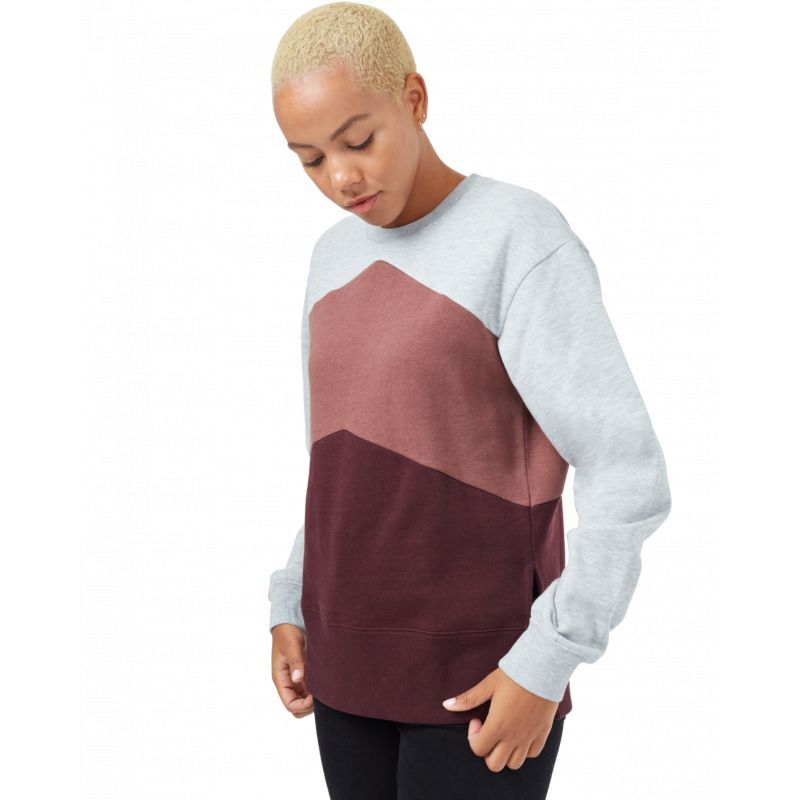 Tentree TreeFleece Chevron Crew - Felpa - Donna