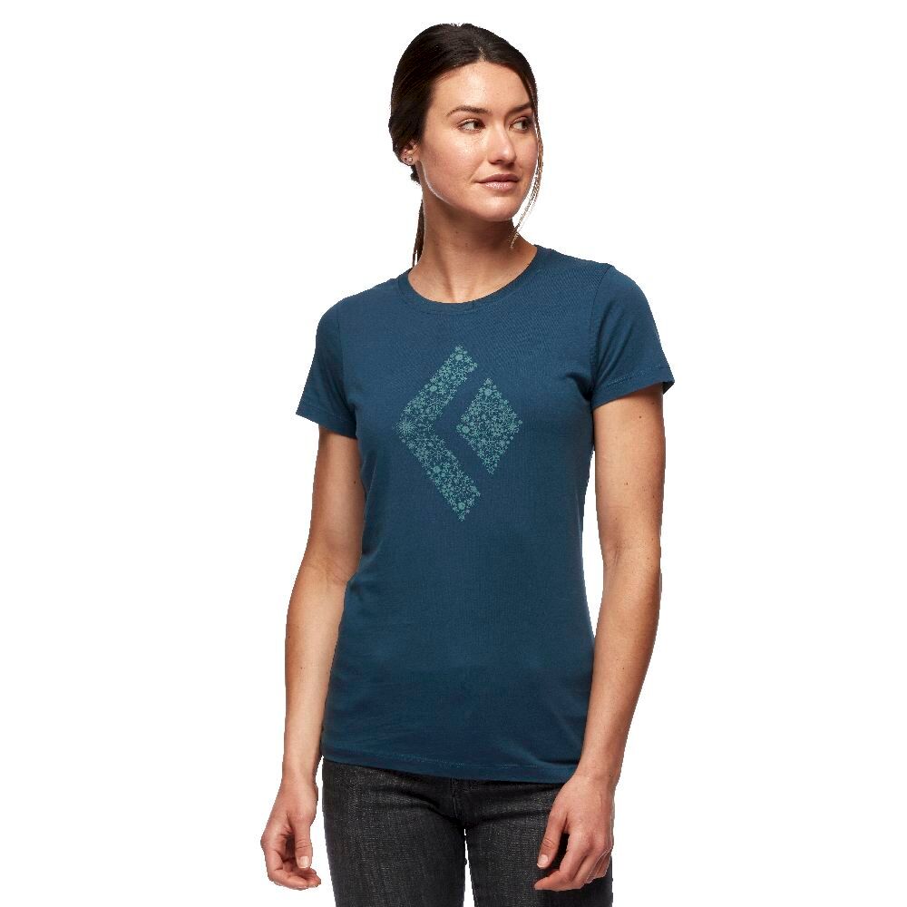 Black Diamond Snow Diamond Tee - T-shirt femme | Hardloop