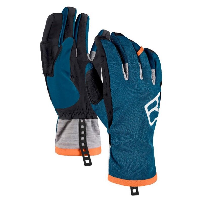 Blue mens ski gloves discount