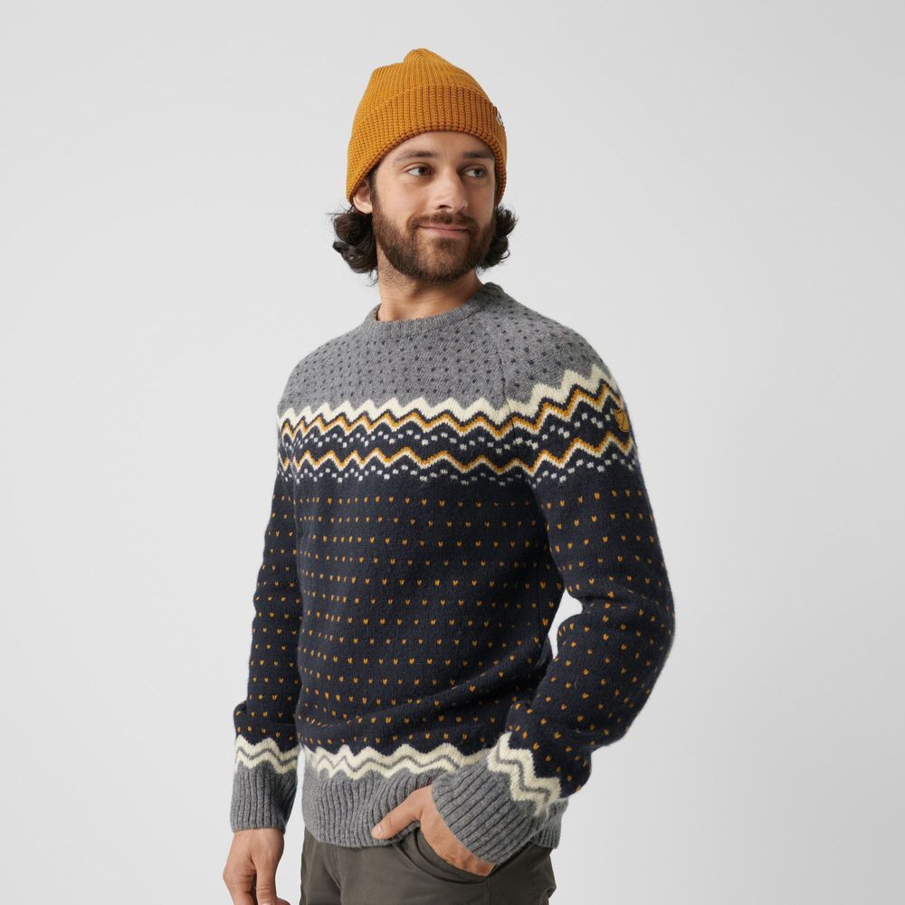 Fjällräven Övik Knit Sweater - Pánsky Pullover | Hardloop