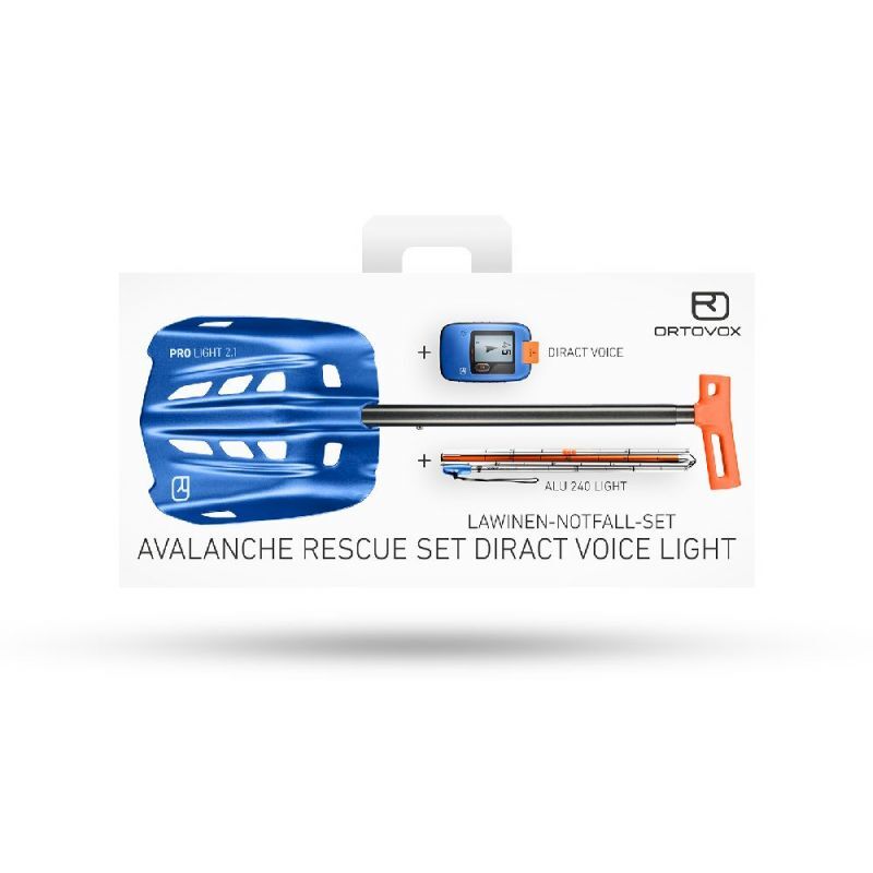 Ortovox Rescue Set Diract Voice Light - Pack de segurança avalanche (arva, pá, sonda) | Hardloop