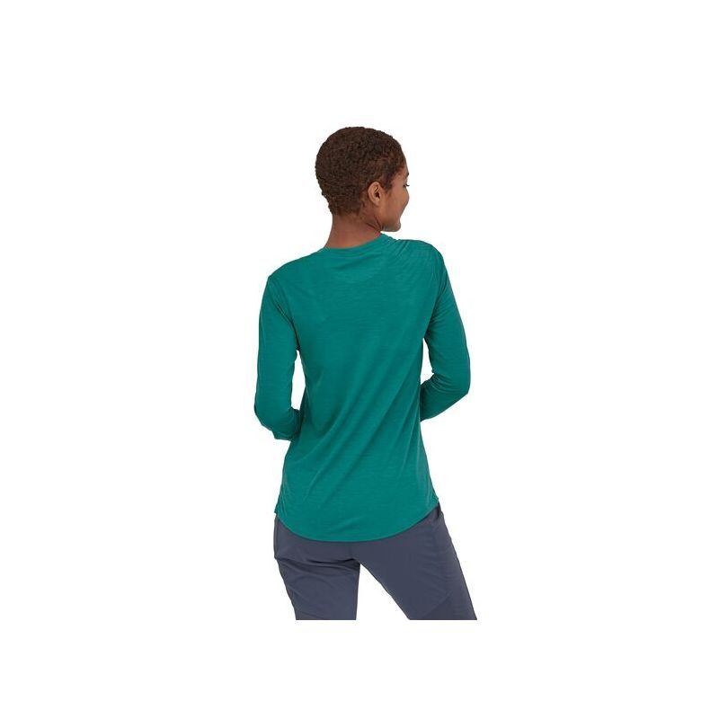 Patagonia L/S Cap Cool Merino Graphic Shirt - Dámské Triko | Hardloop