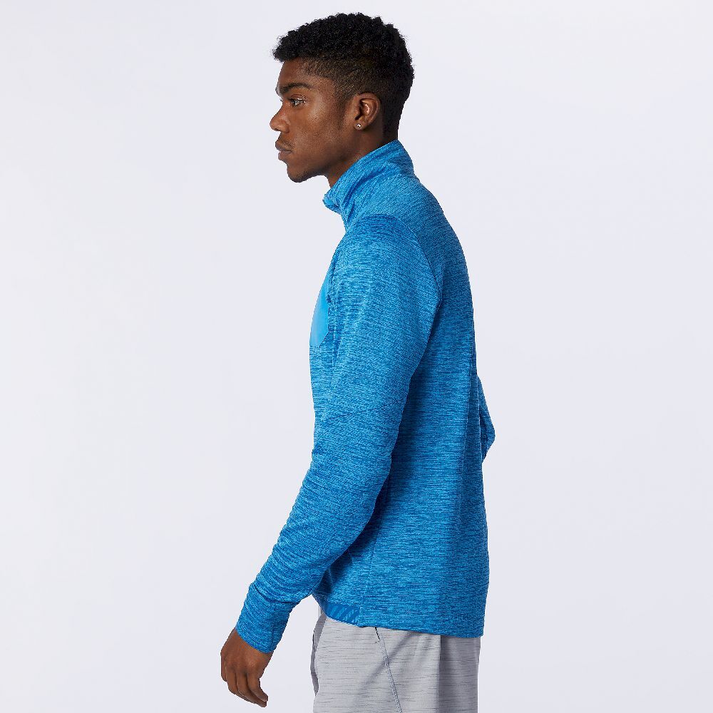 New Balance NB Heat Grid Half Zip - Bluza polarowa meska | Hardloop