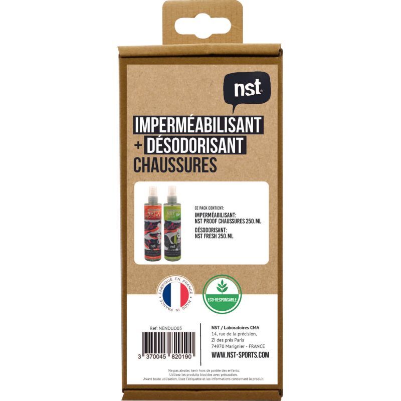 Duo Pack Chaussures - Imprægneringsmiddel + Deodorant
