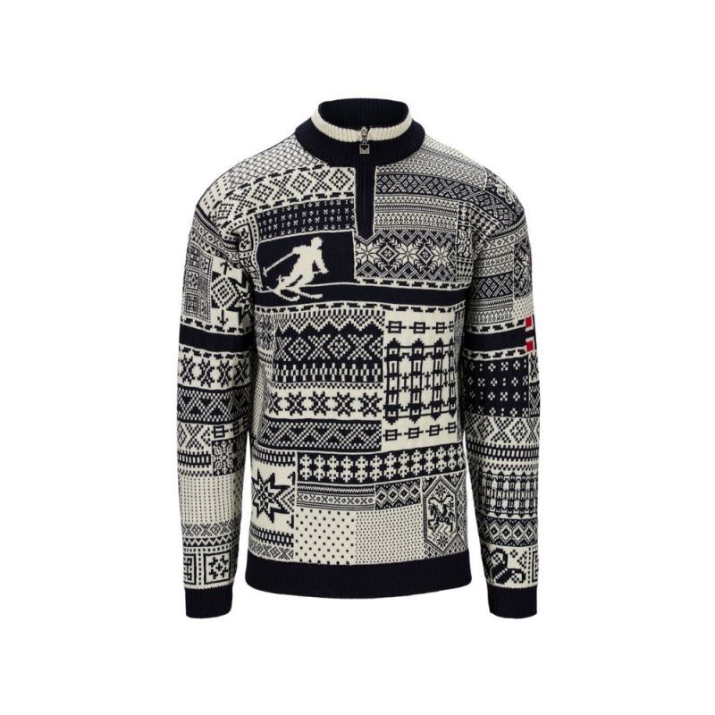 OL History Sweater - Suéter de lã merino homem