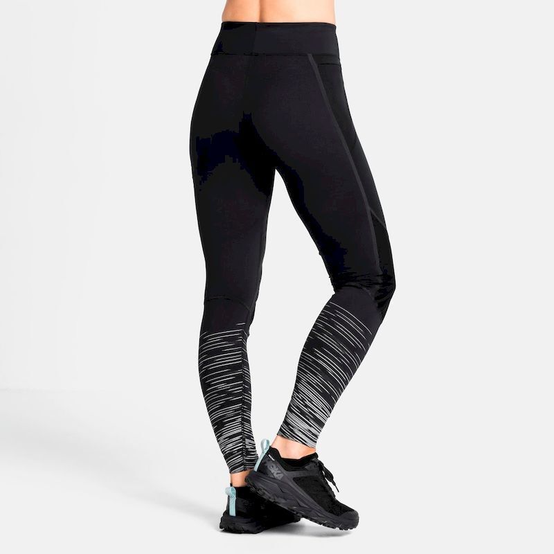 Odlo Zeroweight Warm Reflective - Mallas de running - Mujer