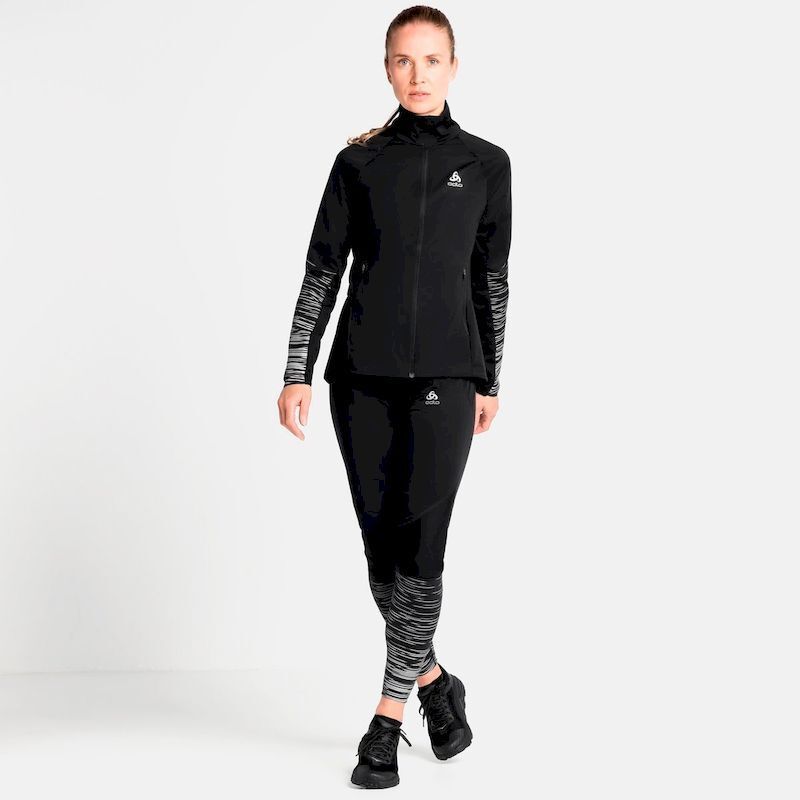 Odlo Zeroweight Warm Reflective - Running leggings - Women's