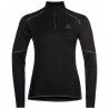 Odlo BL TOP turtle neck l/s half zip ACTIVE X - Koszulka damska | Hardloop