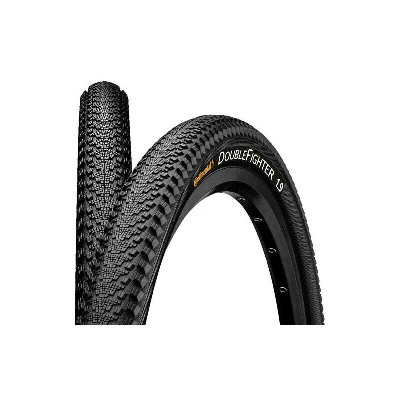 Continental Double Fighter III 26x1 90 Rigide Tubetype 26 MTB Tyres Hardloop