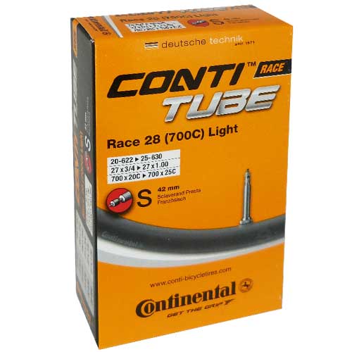 Continental Tube RACE LIGHT 700X20/25C 42 mm Presta Butyl - Polkupyörän sisäkumit