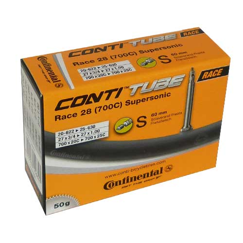 Continental Tube RACE SUPERSONIC 700X20/25C 60 mm Presta Butyl - Cykelslang
