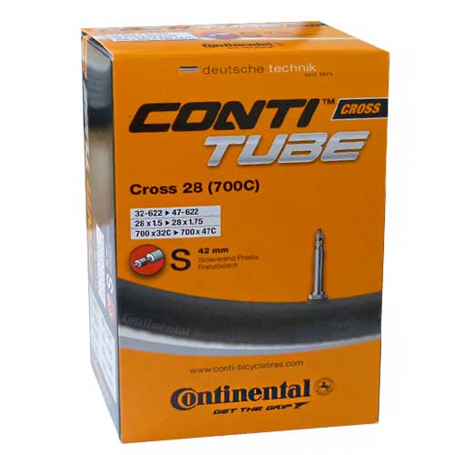 CONTINENTAL Tube CROSS 700X32/47C 42 mm Presta Butyl - Inner tube