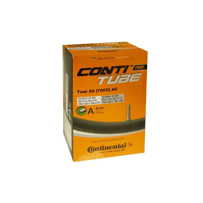 Continental Tube TOUR ALL 28x1,25/1,75 - 700Cx32/47 40 mm Schrader Butyl - Dętka rowerowa | Hardloop