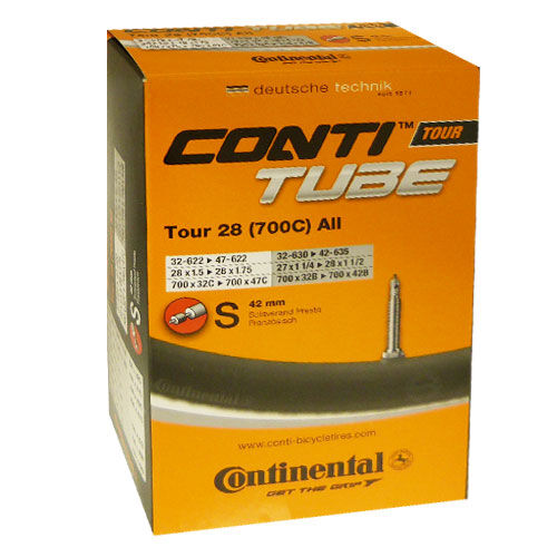 Continental Tube TOUR ALL 28x1,25/1,75 -700Cx32/47 42 mm Presta Butyl - Dętka rowerowa | Hardloop