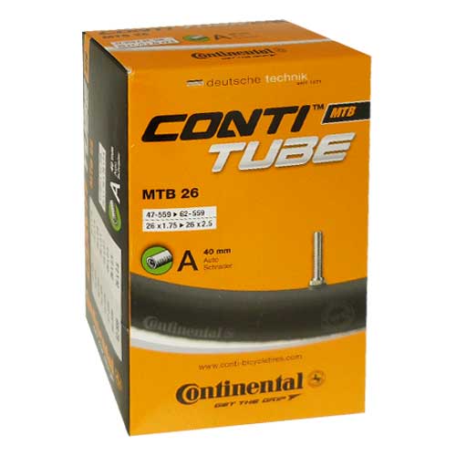 Continental Tube VTT A40 26x1,75/2,50 40 mm Schrader Butyl - Cykelslang