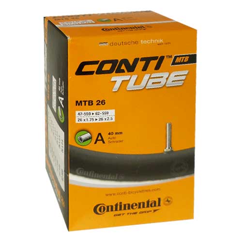 Continental Tube VTT A40 26x1,75/2,50 40 mm Schrader Butyl - Polkupyörän sisäkumit