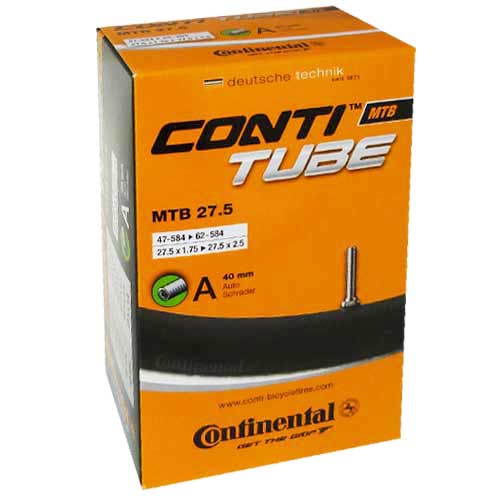 Continental Tube VTT A40 27,5x1,75/2,40 40 mm Schrader Butyl - Polkupyörän sisäkumit